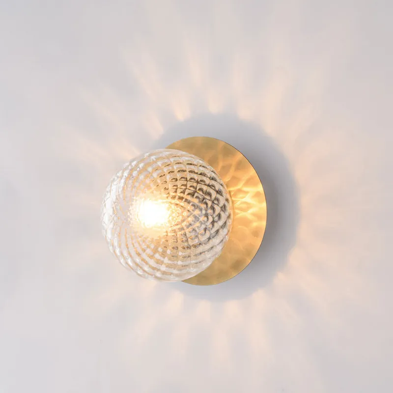 Applique da parete in metallo con diffusore in vetro dal design moderno - 42W - IP20 Ultime Pezzi