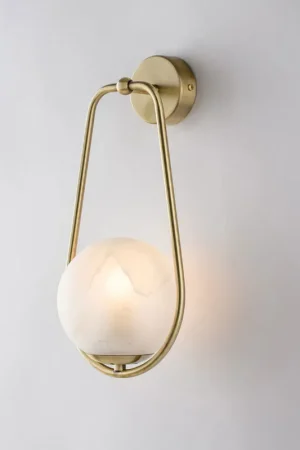 Applique da parete moderna con struttura in metallo e diffusore in vetro - 42W - IP20 Ordina Subito