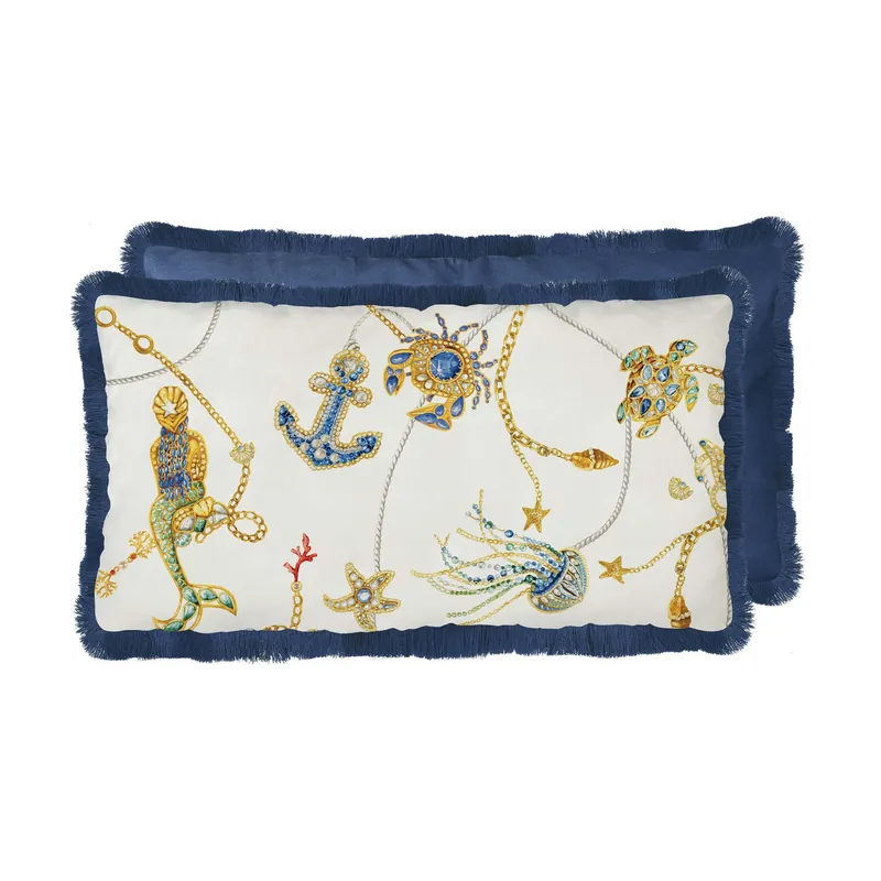 Cuscino in tessuto dalle linee eleganti e meoderne Occasione