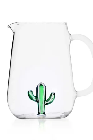 Ordina Subito Brocca in vetro decorazione con cactus all‘interno