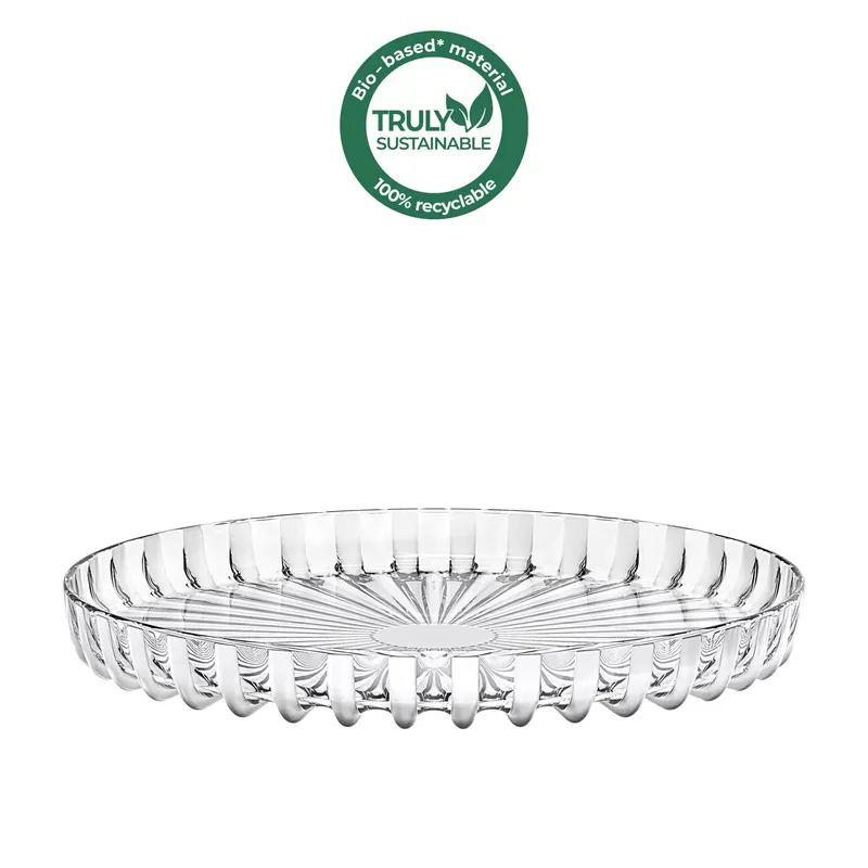 Subito Disponibile Vassoio rotondo in eco-plastica dal design moderno