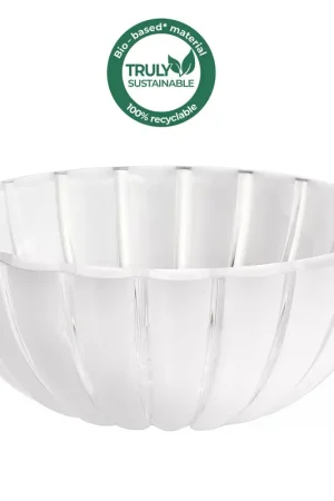 Affare Ciotola extra large rotonda in eco-plastica dal design moderno