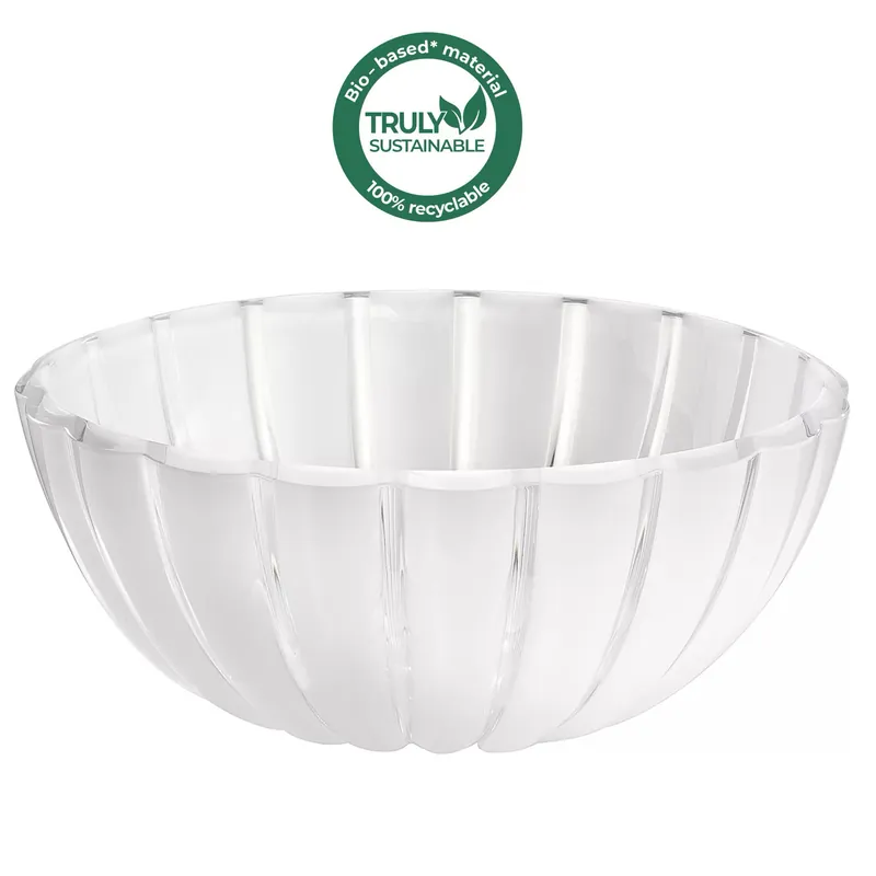 Affare Ciotola extra large rotonda in eco-plastica dal design moderno