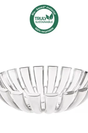 Cestino rotondo da tavola in eco-plastica dal design moderno Compra Adesso
