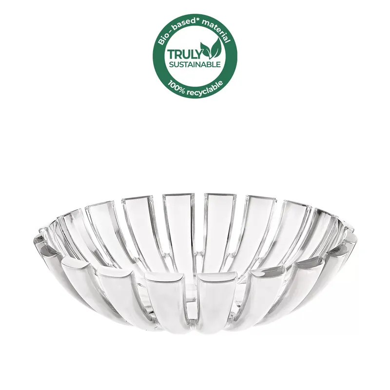 Cestino rotondo da tavola in eco-plastica dal design moderno Compra Adesso