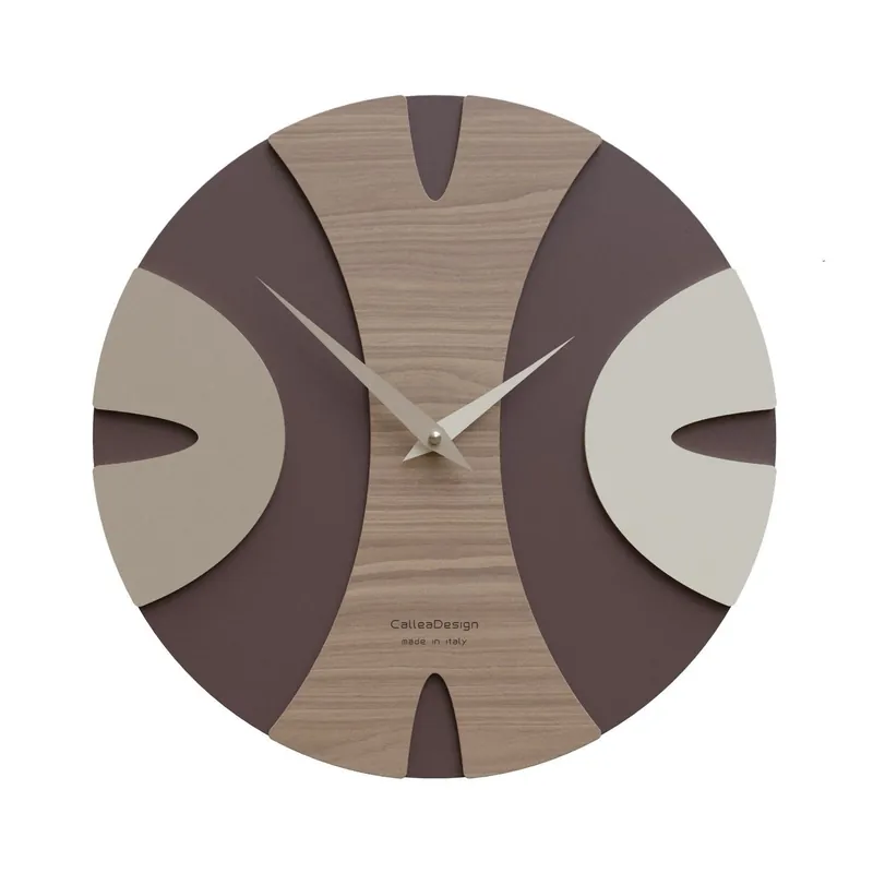 A Buon Prezzo Orologio da parete rotondo in legno dal design moderno ed elegante