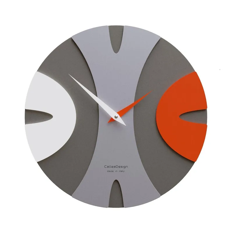 Orologio da parete rotondo in legno dal design moderno ed elegante Solo Oggi