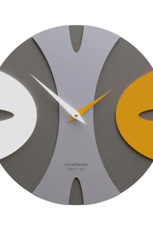 Economico Orologio da parete rotondo in legno dal design moderno ed elegante