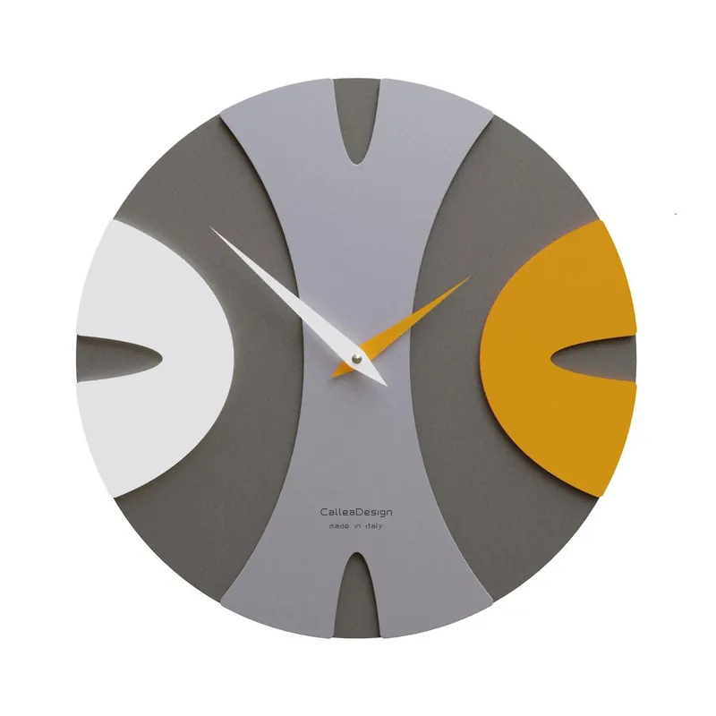 Economico Orologio da parete rotondo in legno dal design moderno ed elegante