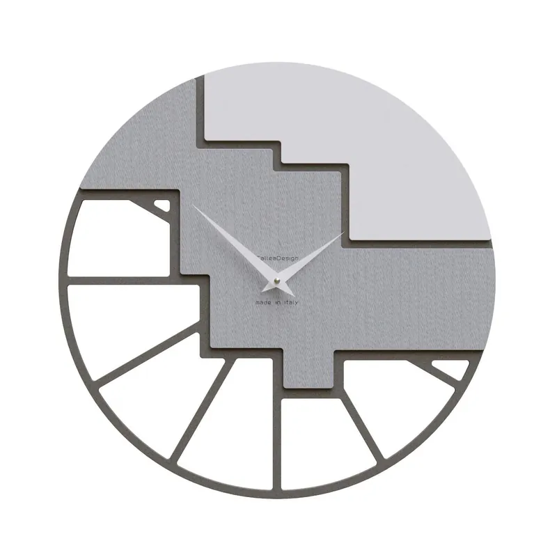Orologio da parete rotondo in legno dal design moderno ed elegante Soddisfatti O Rimborsati