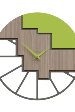 Solo Oggi Orologio da parete rotondo in legno dal design moderno ed elegante