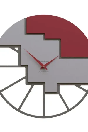 Orologio da parete rotondo in legno dal design moderno ed elegante Pagamento Sicuro