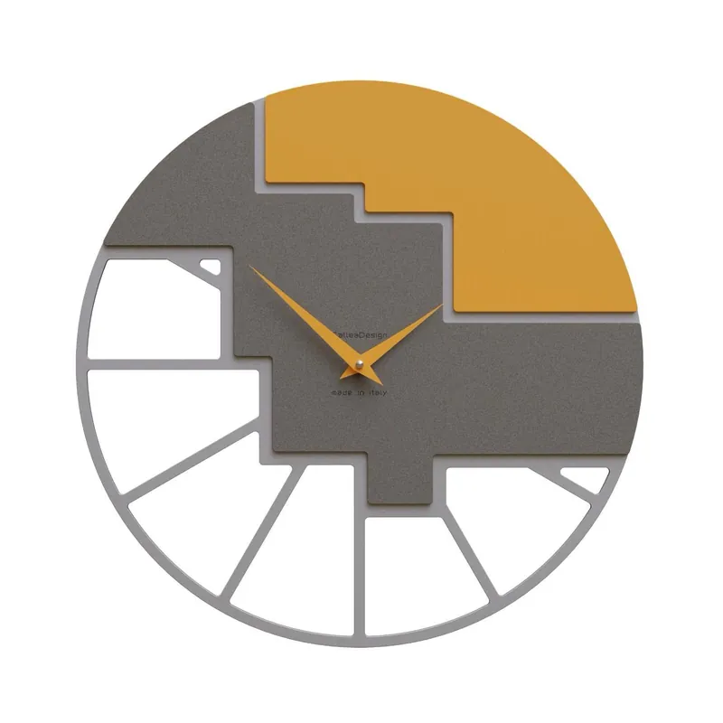 Orologio da parete rotondo in legno dal design moderno ed elegante Prezzo Conveniente