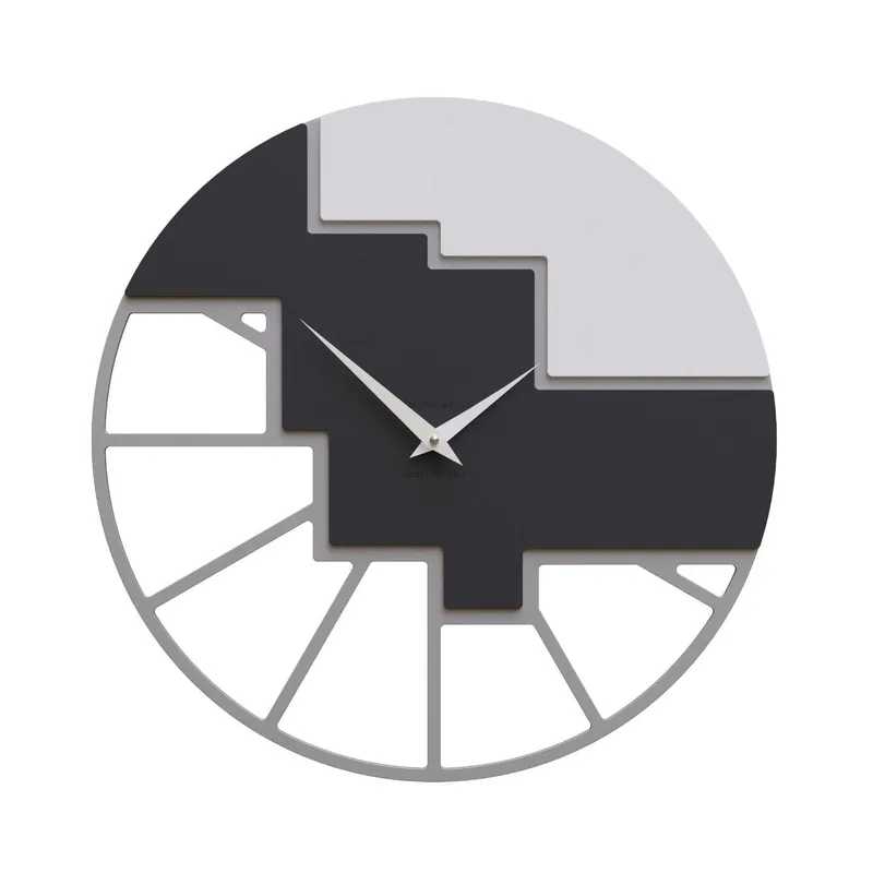 Non Perdere Orologio da parete rotondo in legno dal design moderno ed elegante