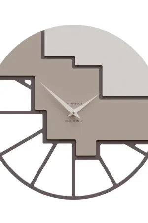 Consegna Rapida Orologio da parete rotondo in legno dal design moderno ed elegante