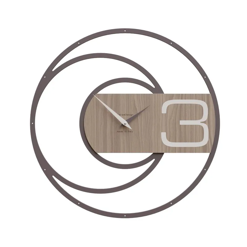 Occasione Imperdibile Orologio da parete in legno dallo stile moderno e minimalista