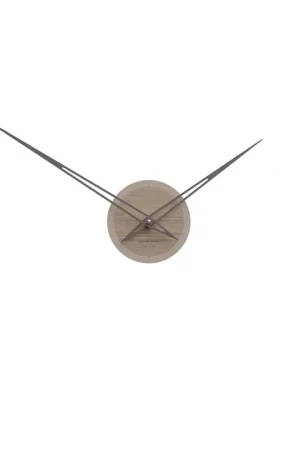 Solo Oggi Orologio da parete senza quadrante con coprimeccanismo in legno