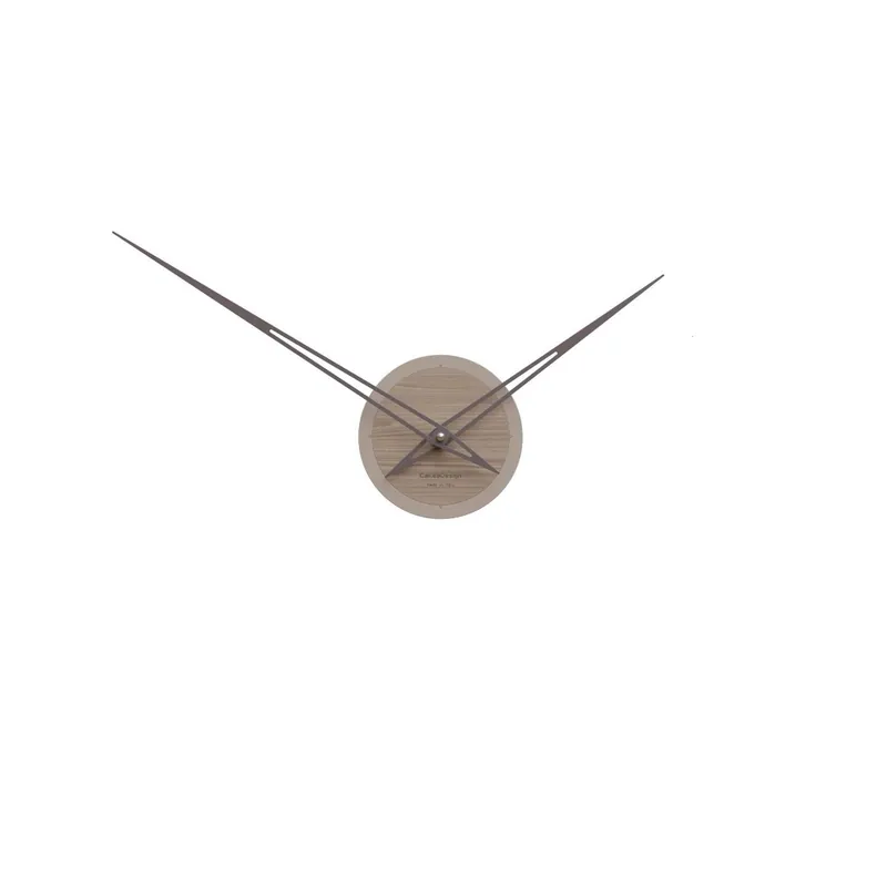 Solo Oggi Orologio da parete senza quadrante con coprimeccanismo in legno