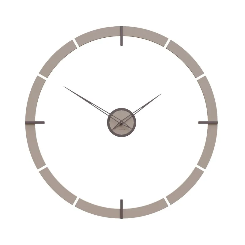 Offerta Lampo Orologio da parete rotondo in legno dal design moderno e minimalista
