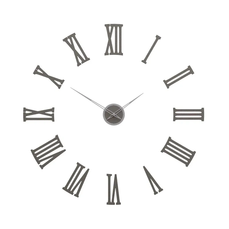 Esclusivo Orologio da parete in legno con numeri romani dal design moderno