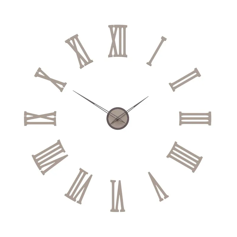 Orologio da parete in legno con numeri romani dal design moderno Saldi