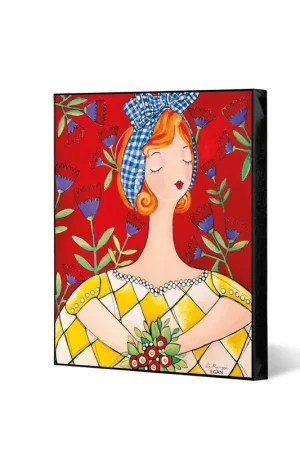 Economico Quadro moderno in tela dipinta a mano "La Pina" 50x60