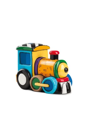Soprammobile in ceramica "Trenino" Professionale