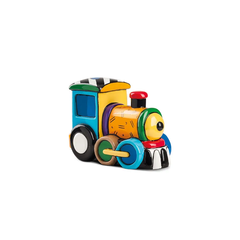 Soprammobile in ceramica "Trenino" Professionale