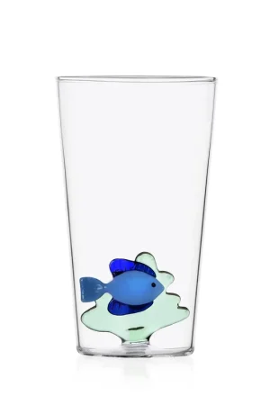 Bicchiere in vetro per long drink con pesciolino Must-Have