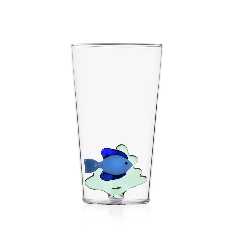 Bicchiere in vetro per long drink con pesciolino Must-Have