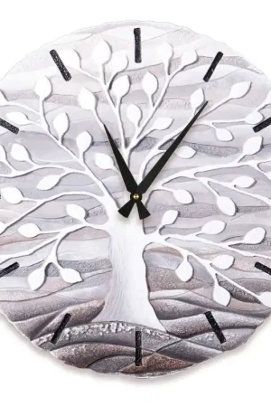Acquista Ora Orologio grande con bassorilievo con retro in legno massello