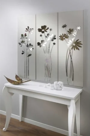 Quadro set 3 pannelli in legno dal design moderno ed elegante Occasione