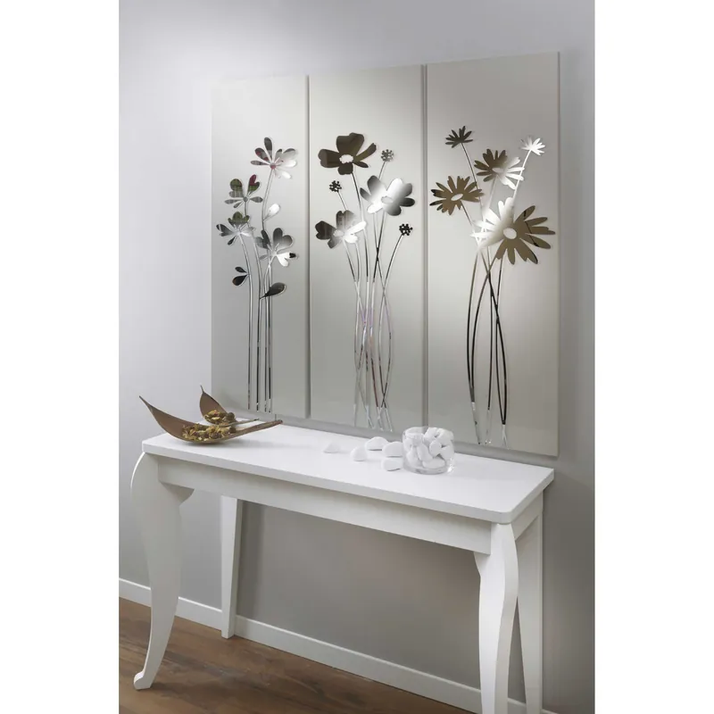 Quadro set 3 pannelli in legno dal design moderno ed elegante Occasione