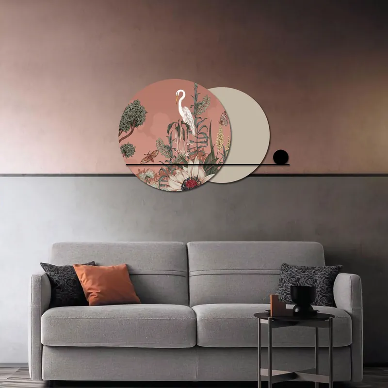 Quadro pannello in legno moderno con stampa applicata Di Tendenza