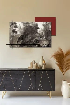 Quadro pannello in legno dal design moderno con stampa applicata Compra Oggi Stesso