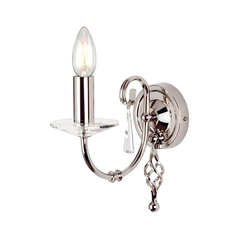 Affare Applique a parete classica in acciaio per ingresso e salone - 60W - IP20