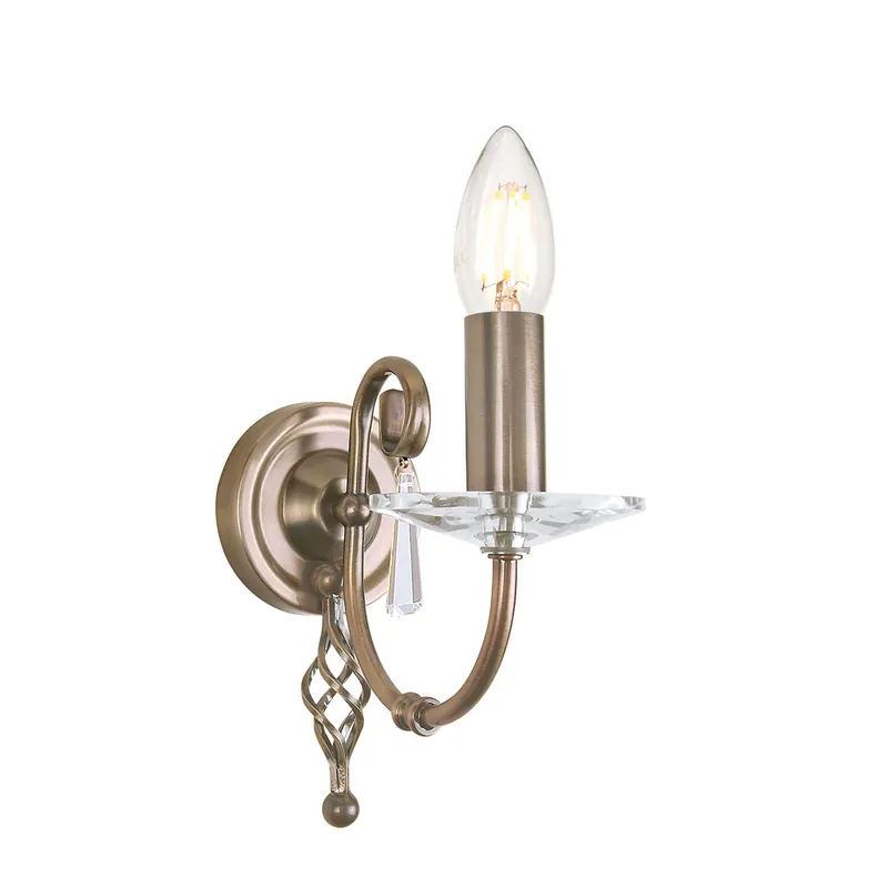 Applique a parete classica in acciaio per ingresso e salone - 60W - IP20 Non Perdere
