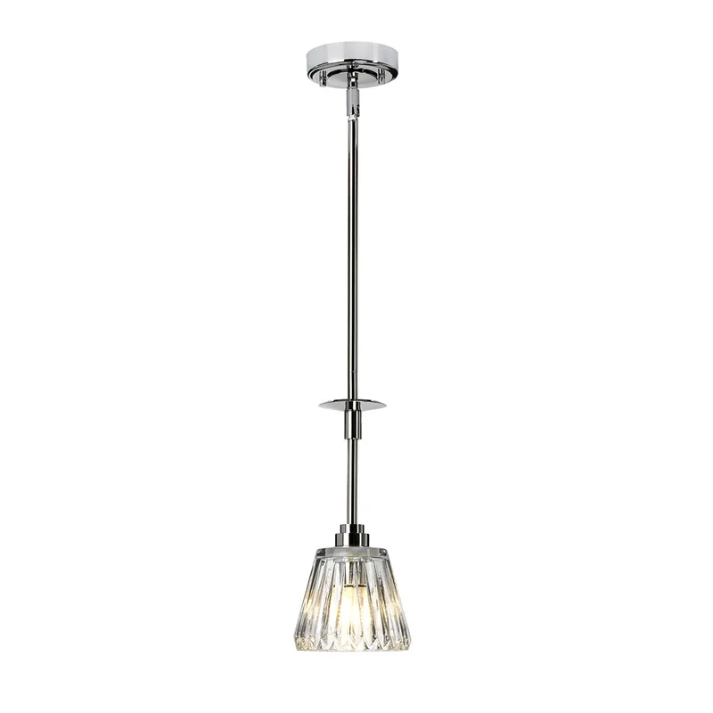 Vendita Finale Lampada a sospensione pendente con diffusore in vetro a LED dal design moderno - 3W - IP44