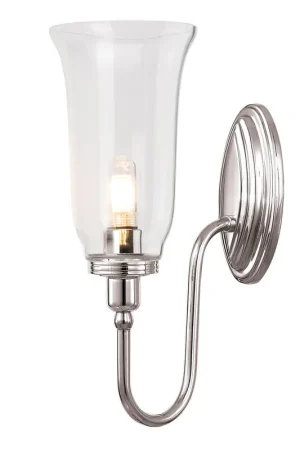 Applique a parete classica con struttura in alluminio diffusore in vetro a LED - 3W - IP44 Bestseller