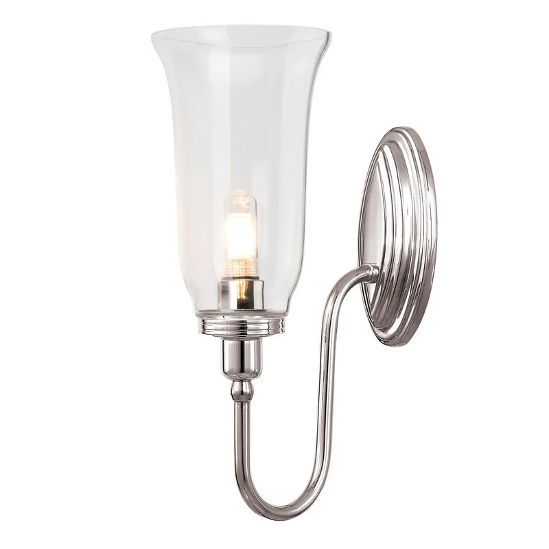Applique a parete classica con struttura in alluminio diffusore in vetro a LED - 3W - IP44 Bestseller