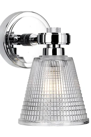 Applique a parete per bagno con diffusore moderno a LED G9 e paralume in vetro - 3W - IP20 Prezzo Di Fabbrica