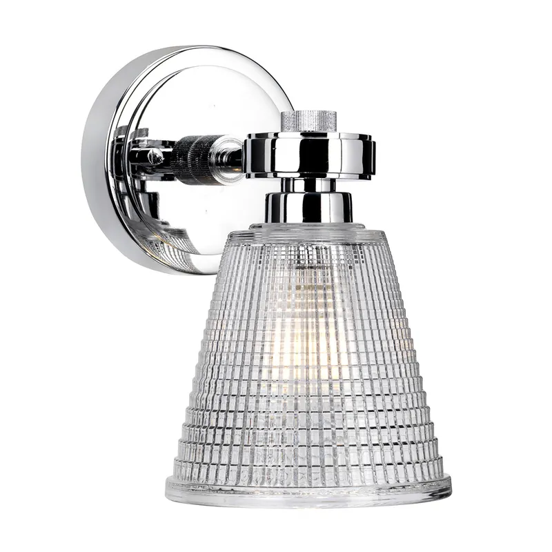 Applique a parete per bagno con diffusore moderno a LED G9 e paralume in vetro - 3W - IP20 Prezzo Di Fabbrica