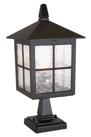 Compra Online Lampioncino da giardino in alluminio e diffusore in vetro da esterni - 100W - IP44