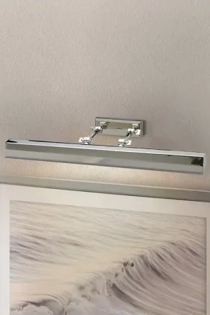 Applique da parete grande per quadri con struttura e diffusore in acciaio - 40W - IP20 Prezzo Ridotto