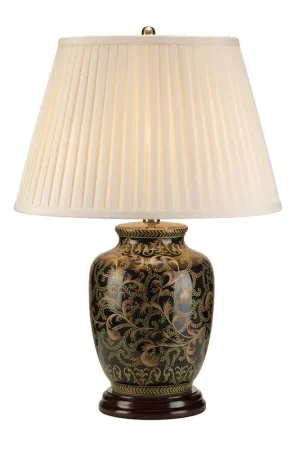 Soddisfatti O Rimborsati Lampada da tavolo piccola in porcellana con paralume in tessuto crema - 60W - IP20