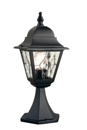 Saldi Lampioncino da giardino struttura in alluminio e diffusore in vetro - 100W - IP44