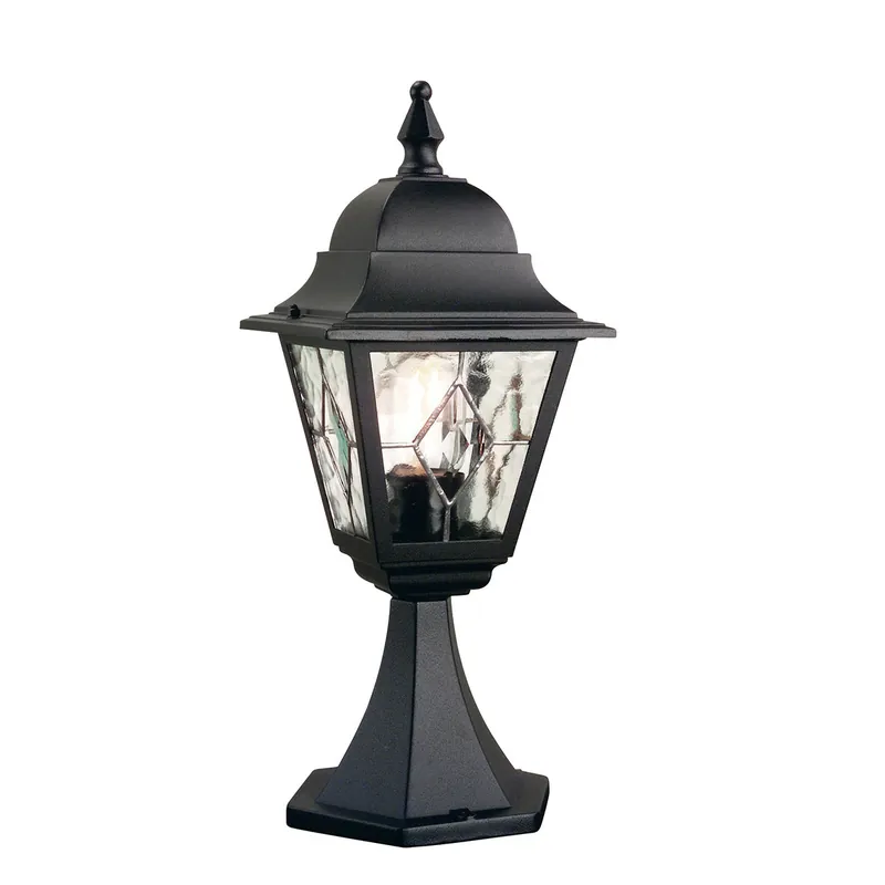 Saldi Lampioncino da giardino struttura in alluminio e diffusore in vetro - 100W - IP44