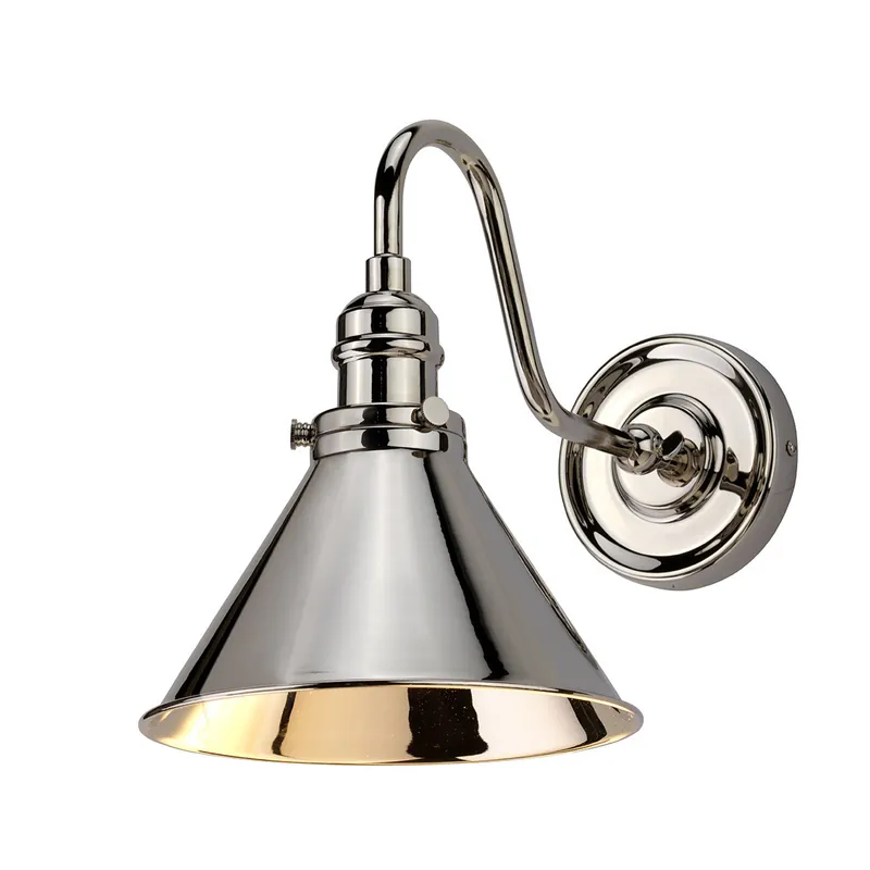 Ultime Pezzi Lampada da parete con struttura e diffusore in acciaio dal design industrial - 60W - IP20