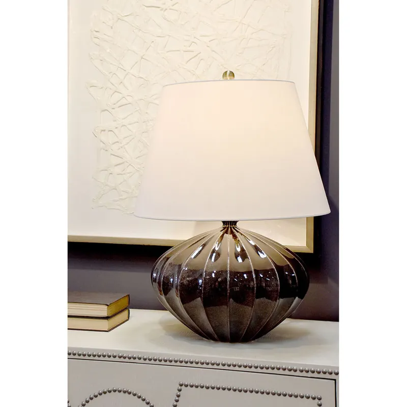 Scelto Dai Clienti Lampada da tavolo in porcellana design classico con paralume crema in tessuto - 60W - IP20