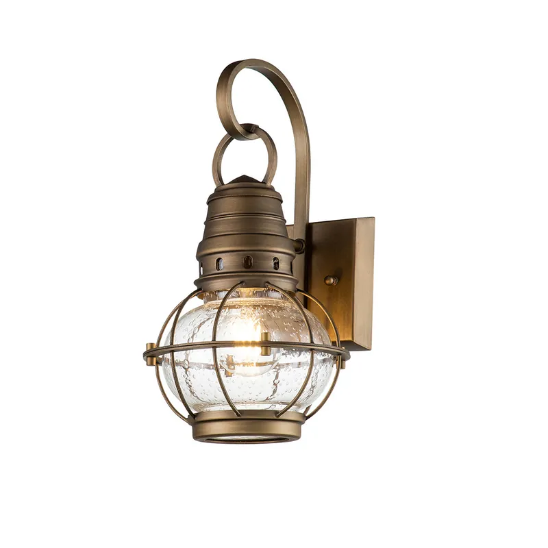 Consegna Rapida Lanterna da parete piccola da esterni a 1 luce dal design industrial - 60W - IP44